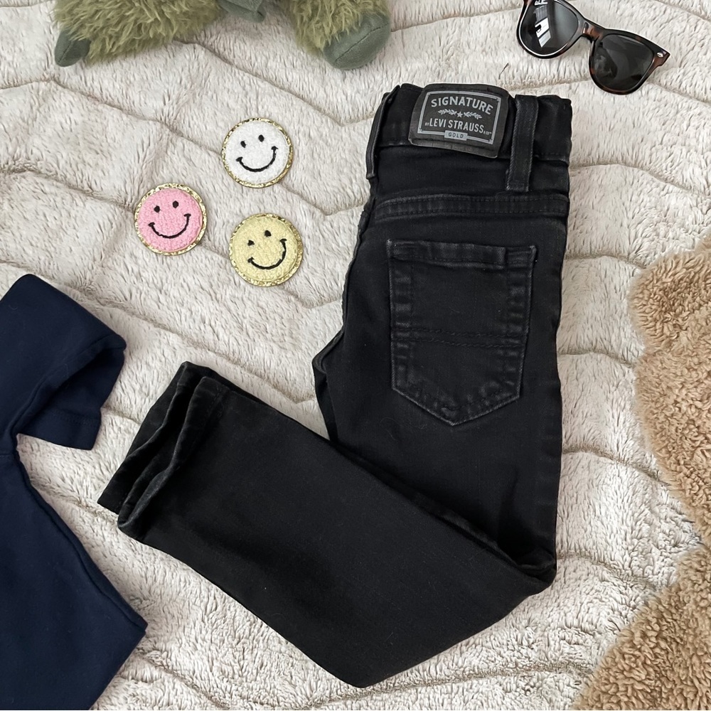 Kids: Signature by Levi Strauss Black Skinny Jeans